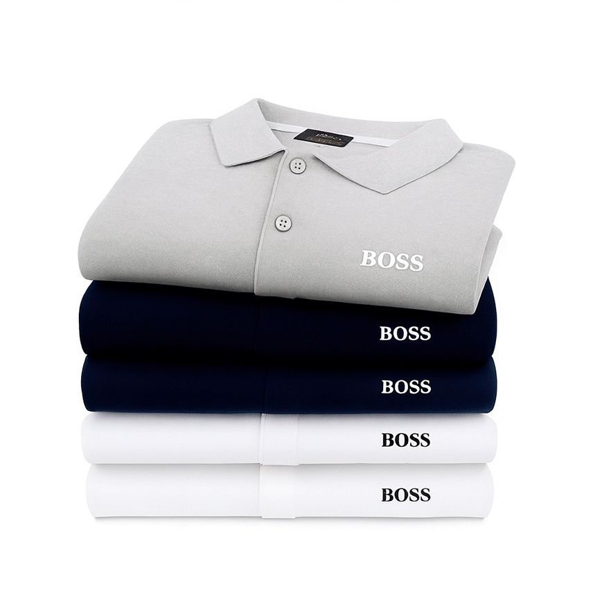 [KAUF 3, ERHALTE 5] Premiere Polo-Shirt-Set – 5 Premium-Polos